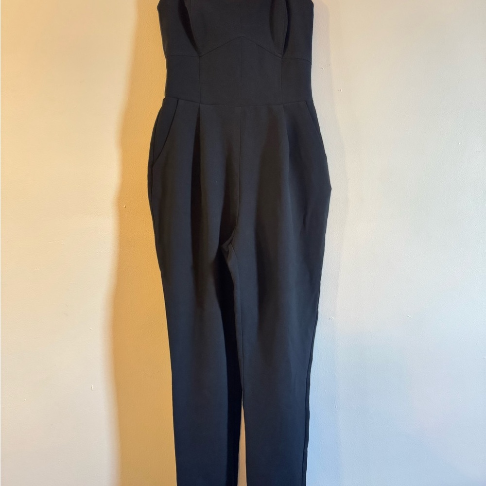 Adelyn Rae Classic Black Jumpsuit